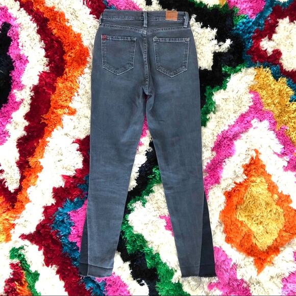 BDG Twig High Rise Cropped Two Tone Black Jeans - Picture 11 of 15